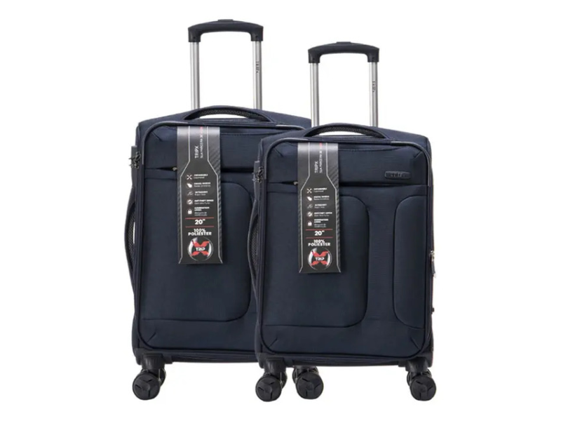 Kit 2 Malas Viagem Expansoras 10kg 23kg Rodas 360 Antifurto